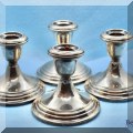 S20. Gorham sterling silver candlesticks. 